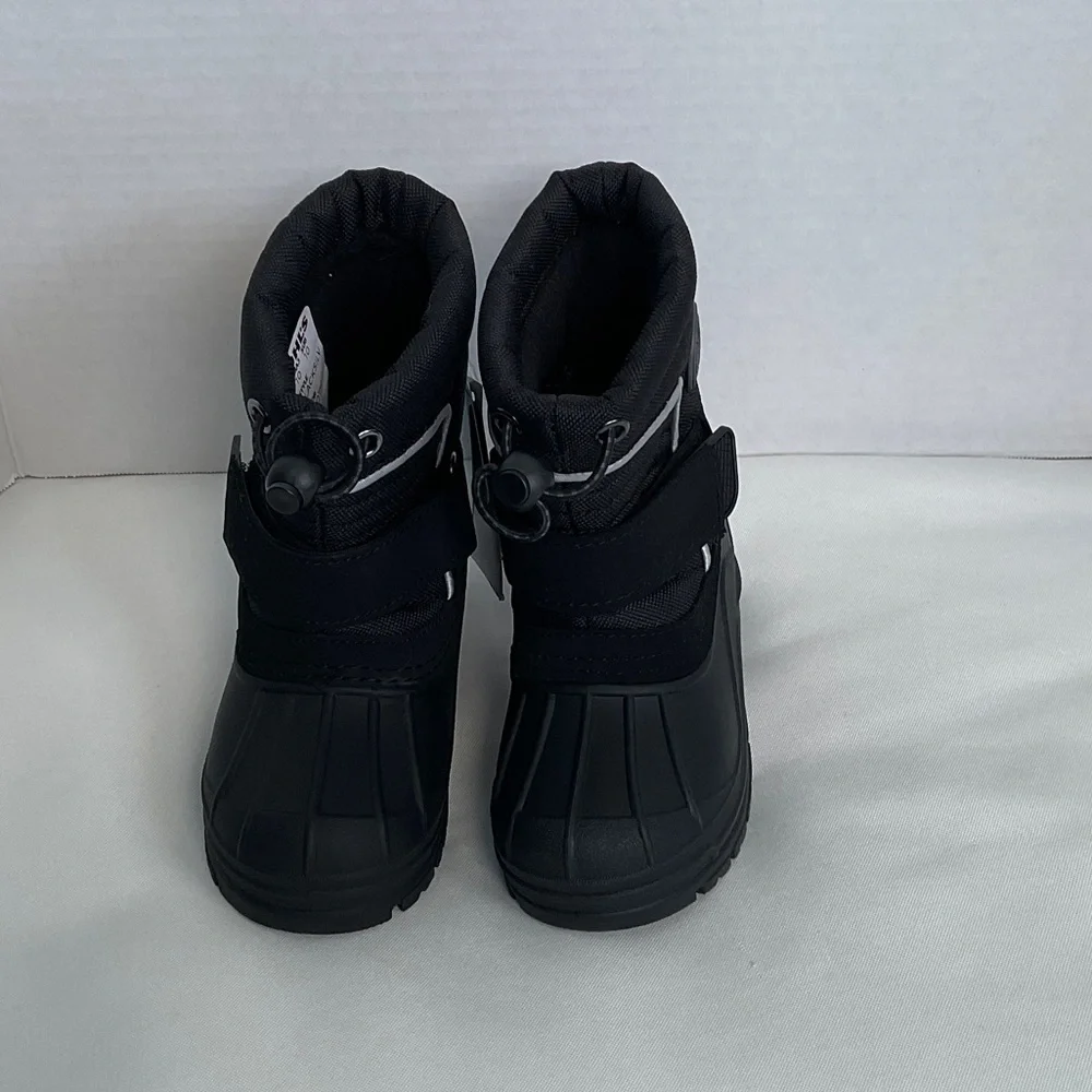 Totes‎ toddler boys Black Winter Snow Boots size 5